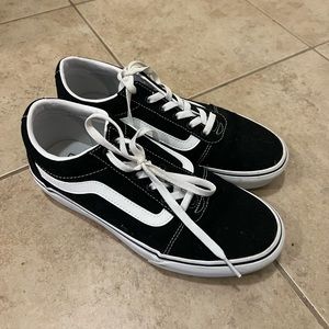 Vans platform old skool black size 9
